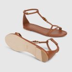 Gucci Women’s sandal with bamboo detail - Image 3